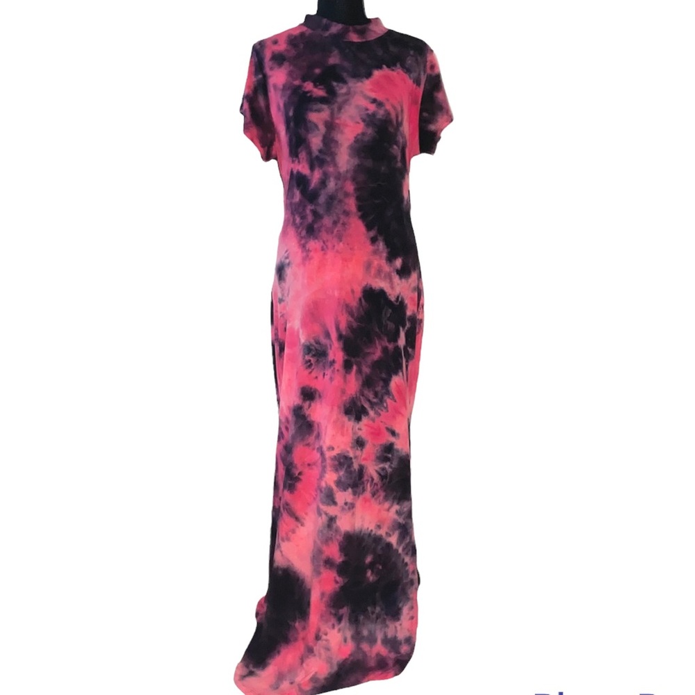 NWOT Discreet Tie Dye Maxi Dress XL